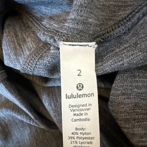 NWOT LULULEMON Align™ High-Rise Pant 25" Heather Gray - Picture 7 of 7